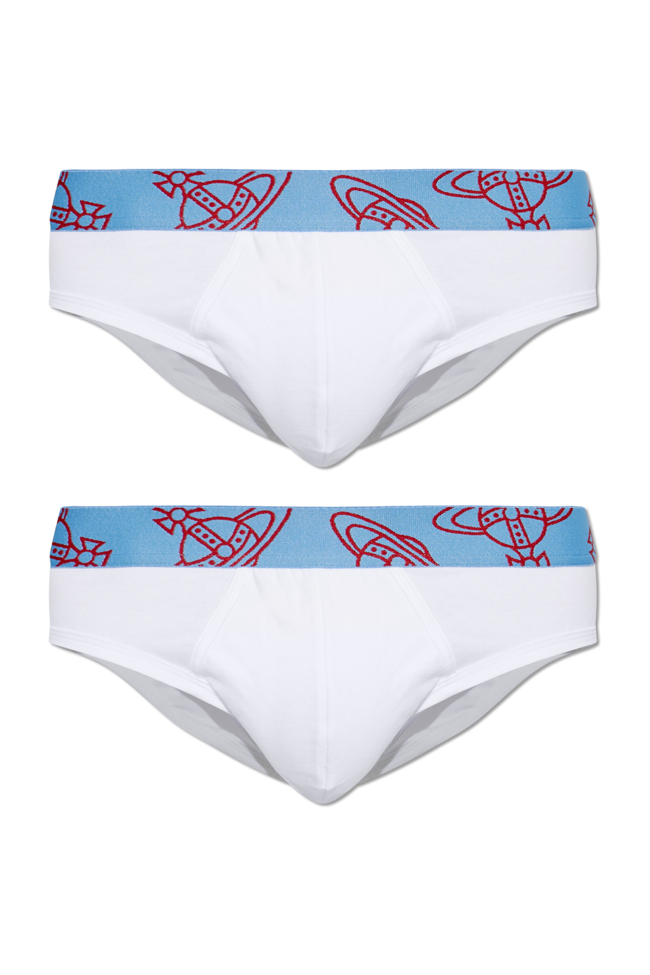 White Two-pack of briefs with logo Vivienne Westwood - Vitkac Canada